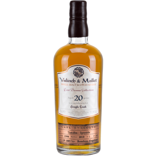 Valinch & Mallet Lost Drams Collection Tamdhu 20 Year Old Single Malt Scotch Whisky 750ml