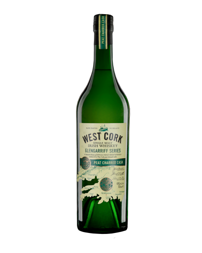 West Cork Distillers Glengarriff Series Peat Charred Cask Single Malt Irish Whiskey 750ml