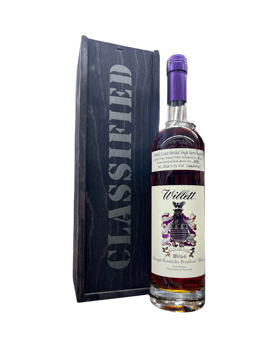 Willett Family Estate 18 Year Single Barrel Bourbon, #1608 It’s Classified