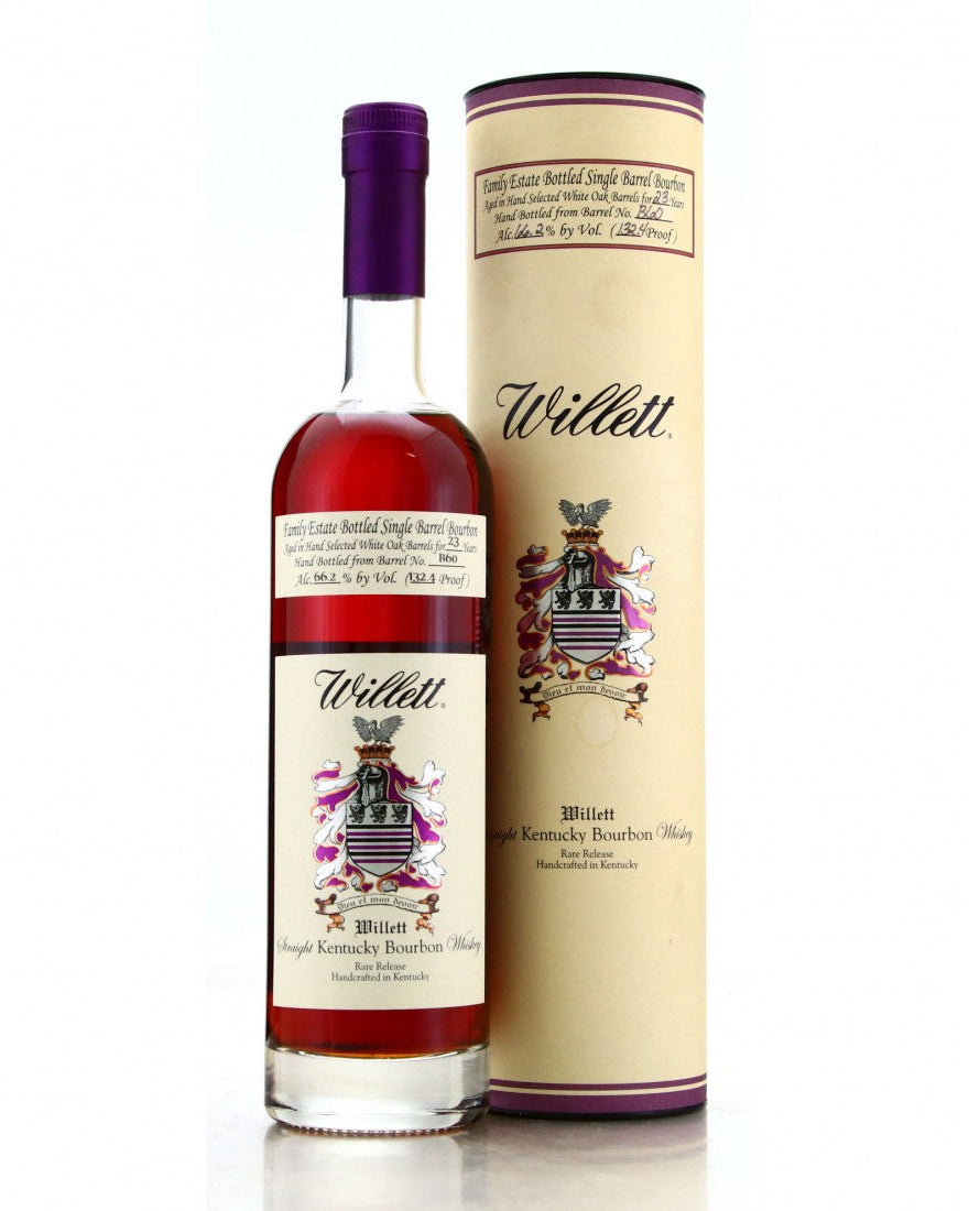 Willett Family Estate Bottled Single Barrel 23 Year Old Barrel No. B60 Kentucky Straight Bourbon Whiskey