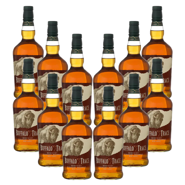 Buffalo Trace Kentucky Straight Bourbon Whiskey Bundle 375ml 12-Pack