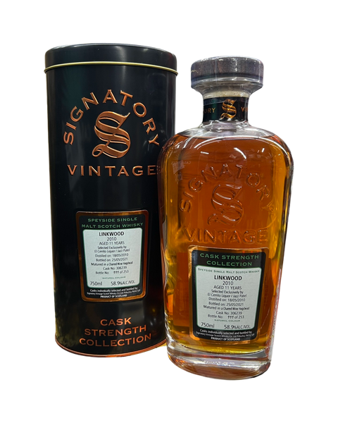2010 Signatory Vintage Cask Strength Collection Linkwood 11 Year Old  Single Malt El Cerrito Liquor Store Pick Scotch Whisky 750ml