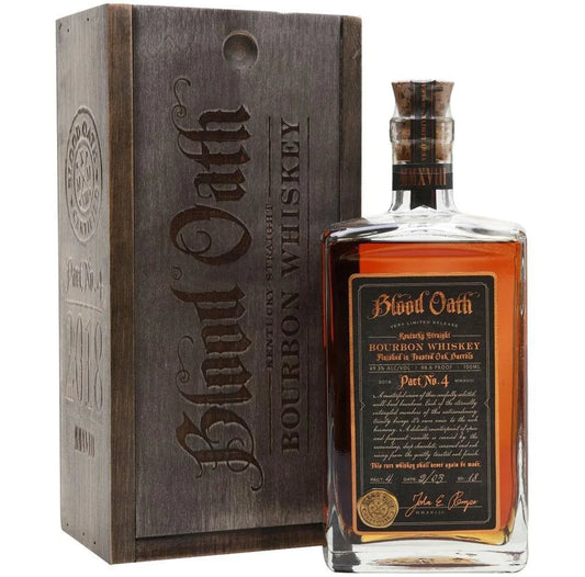 Blood Oath Pact No 4 Kentucky Straight Bourbon Whiskey