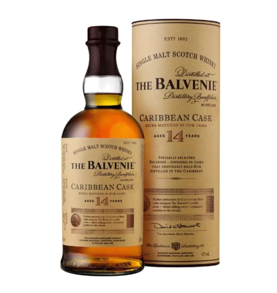 The Balvenie Caribbean Cask 14 Year Old Single Malt Scotch Whisky 750ml
