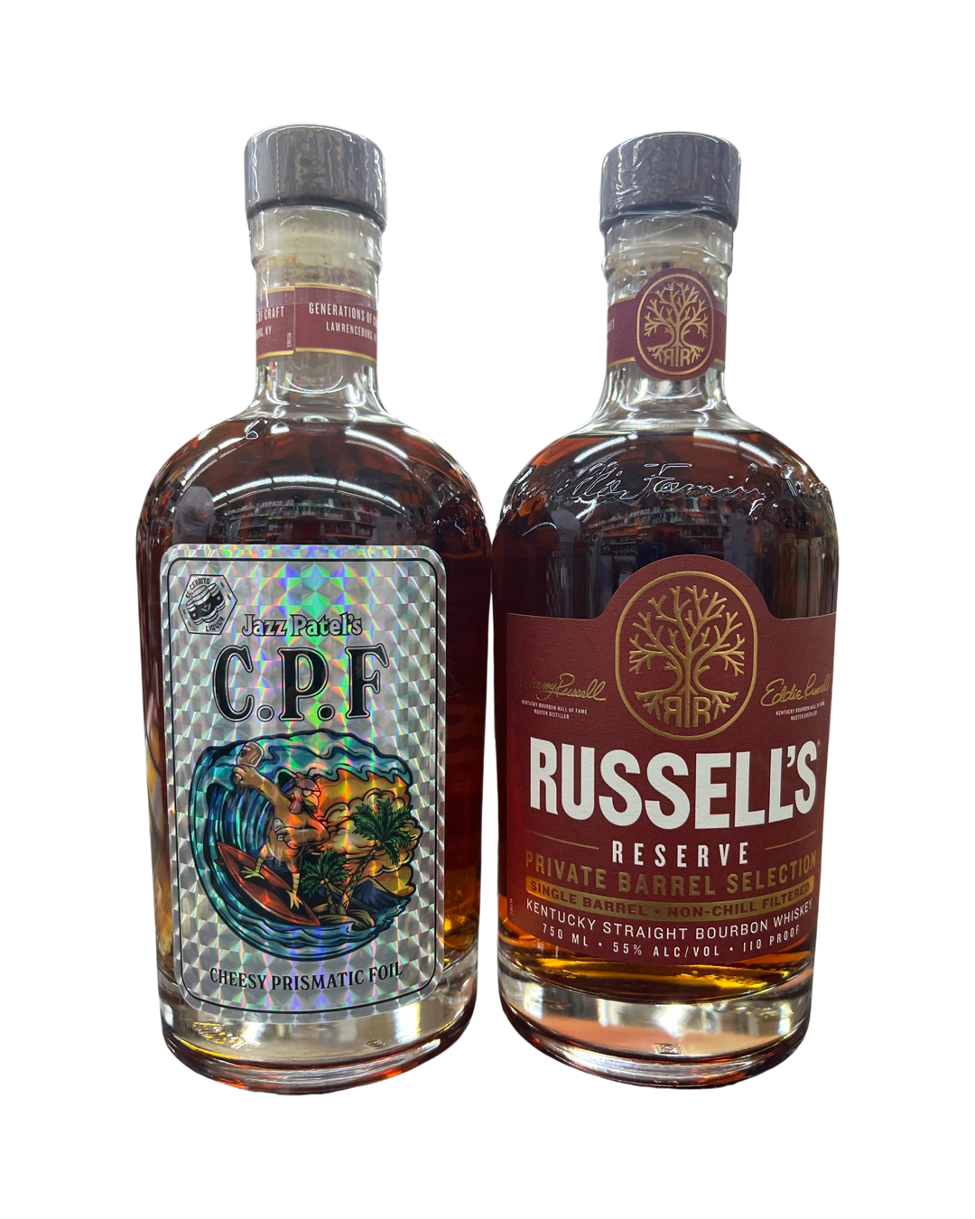 Russell's Reserve Single Barrel C.P.F (Cheesy Prismatic Foil) Store Pick - Limit 2