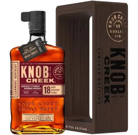 Knob Creek 100 Proof 18 Year Old Kentucky Straight Bourbon Whiskey 750 ml