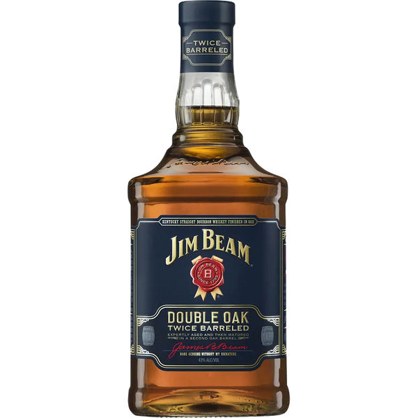 Jim Beam Double Oak Twice Barreled Straight Bourbon Whiskey 750ml