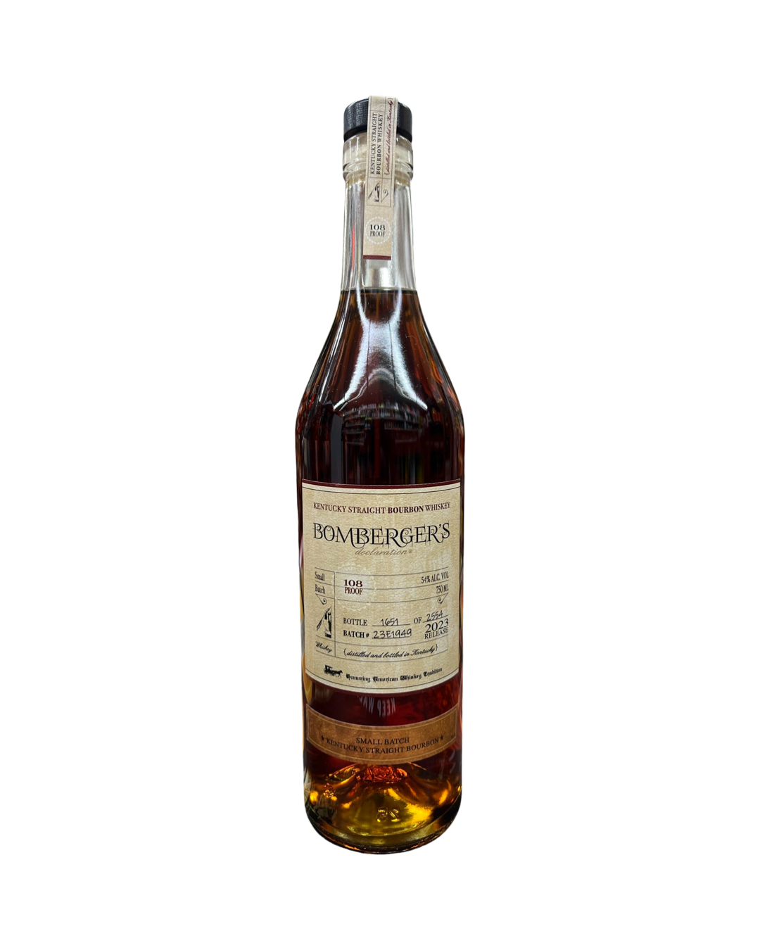Bomberger's Declaration 2023 Release Kentucky Straight Bourbon Whiskey