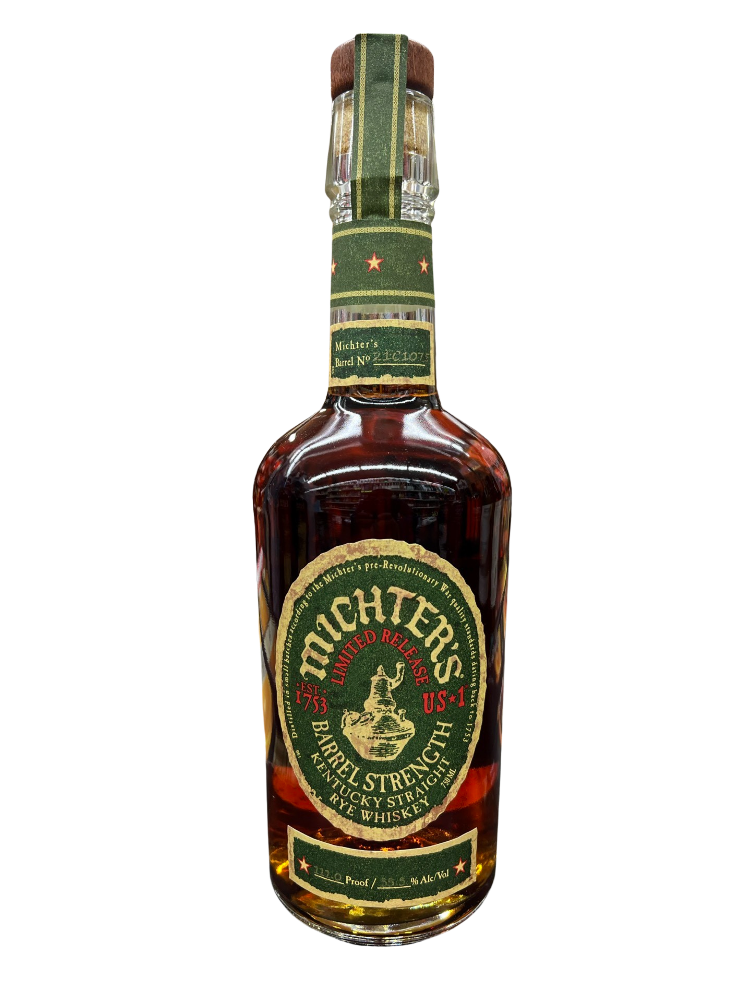 Michter's US-1 Limited Release Barrel Strength Kentucky Straight Rye Whiskey