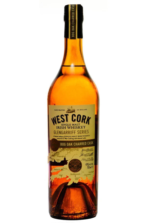 West Cork Glengarriff Bog Oak Charred Sherry Cask Irish Whiskey