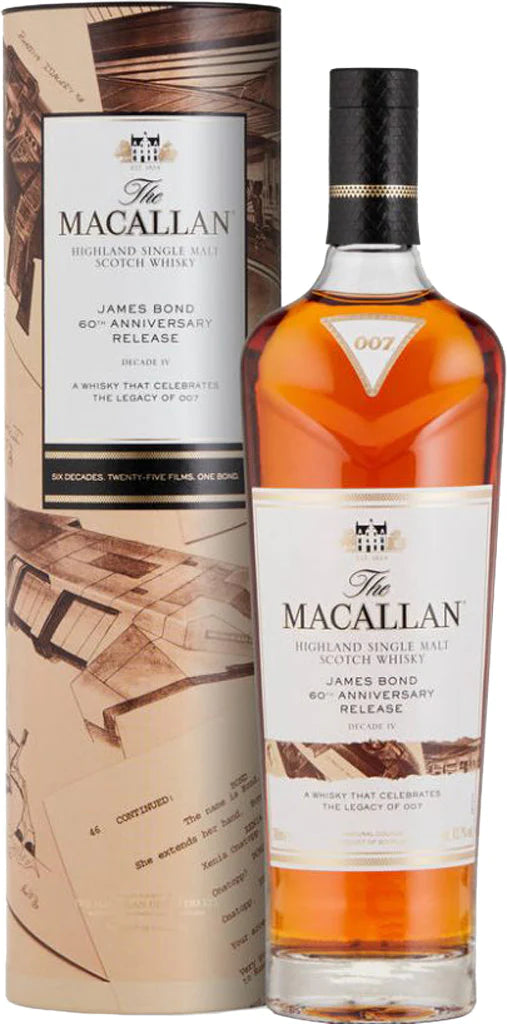 Macallan James Bond 60th Anniversary Decade IV Single Malt Scotch Whisky 700ml