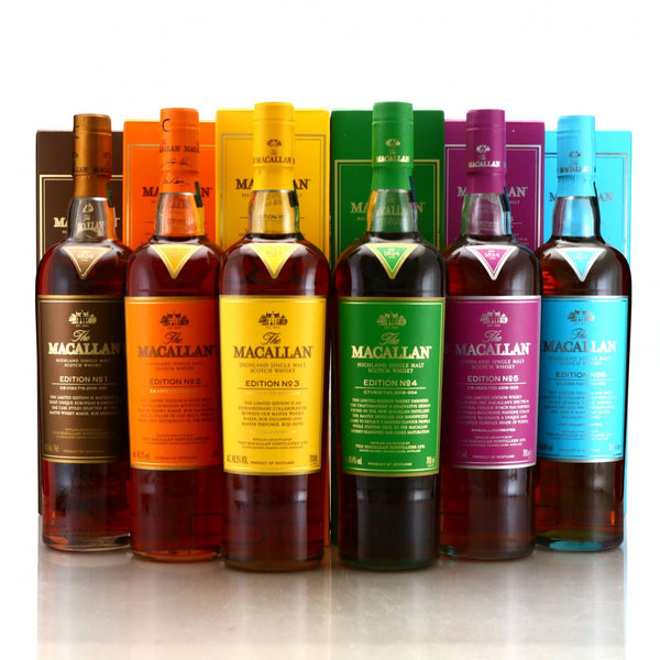 Macallan Editions Series Vertical Collection Bundle 6-Pack