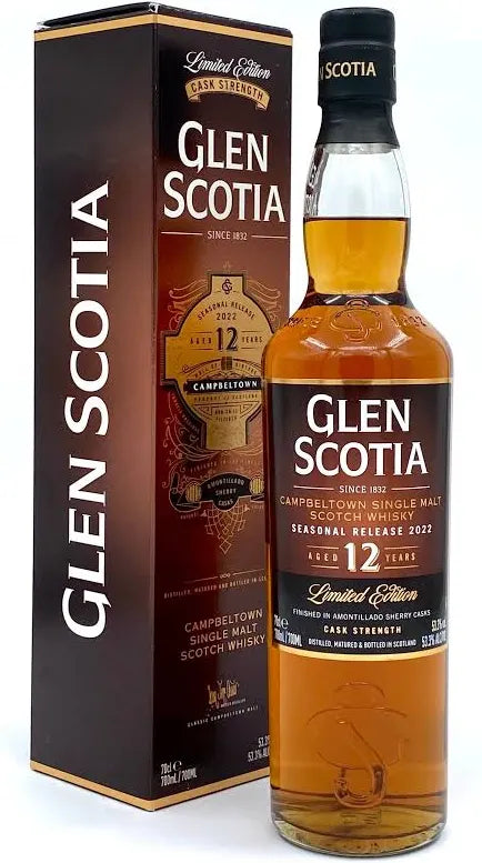 2022 Glen Scotia Seasonal Release 12 Year Old Single Malt Scotch Whisky 700ml