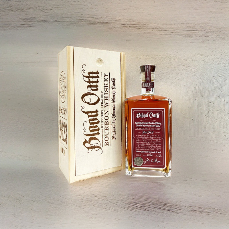 BLOOD OATH PACT 9 LIMITED RELEASE KENTUCKY BOURBON WHISKEY