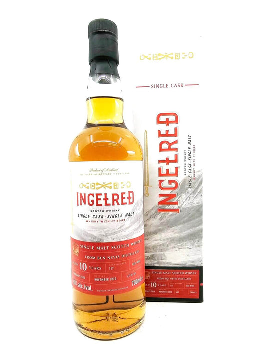 Ingelred Ben Nevis 10 Year Old Single Cask Single Malt Scotch Whisky 700ml