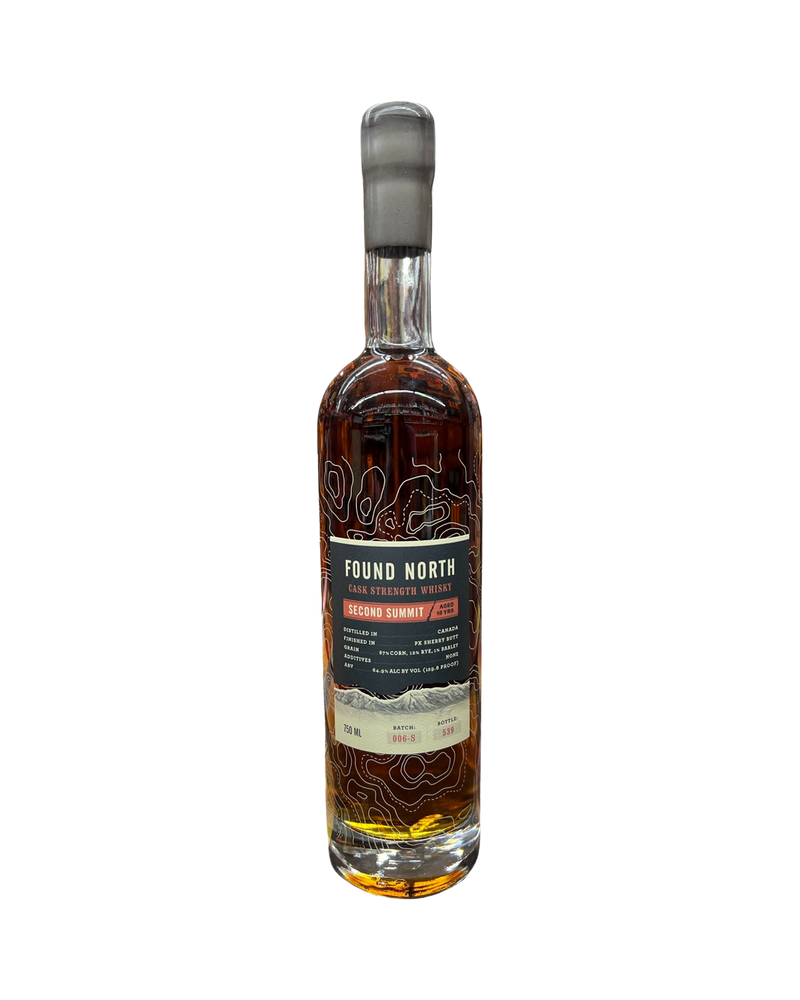 Found North 18 Year Old "Batch 6 - Second Summit" PX Sherry Finished Barrel Strength Unchillfiltered Canadian Whisky (750ml)