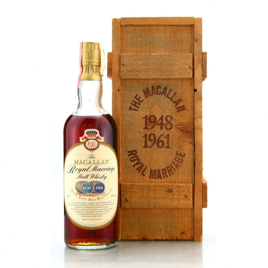 1981 Macallan 1948-1961Royal Marriage Single Malt Scotch Whisky 750ml