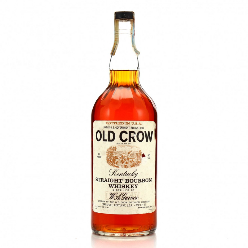 Old Crow 1964 Bottled in Bond 5 Year Old 86 Proof 40 Oz Bottle