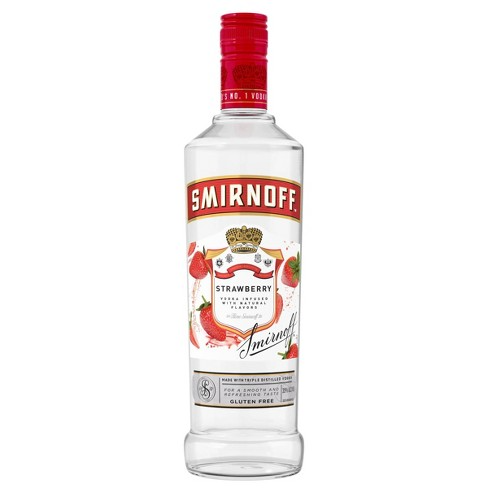 Smirnoff Strawberry Vodka 750Ml