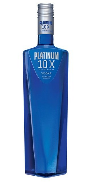Platinum 10x Ten Times Distilled Vodka 750ml