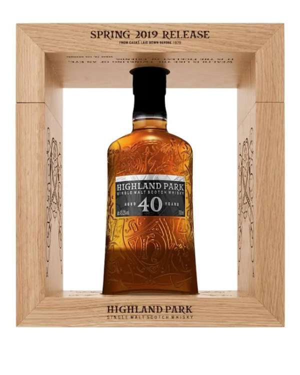 2019 Release Highland Park 40 Year Old Spring Single Malt Scotch Whisky 750ml