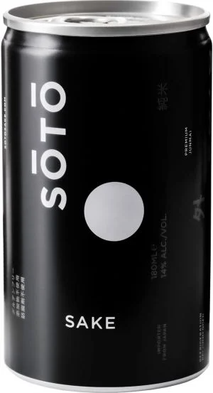 Soto Premium Junmai Sake Can 180ml