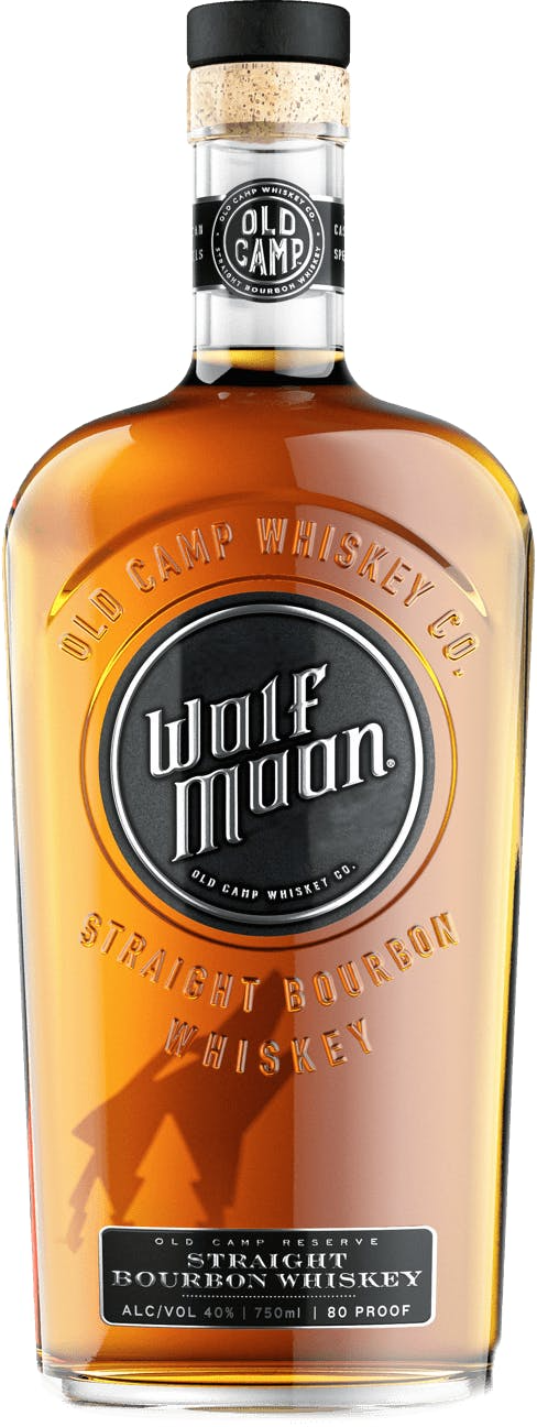 Old Camp Wolf Moon Straight Bourbon Whisky 750ml