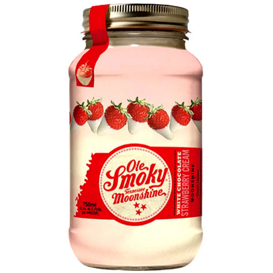 Ole Smoky Moonshine White Chocolate Strawberry Cream 750ML
