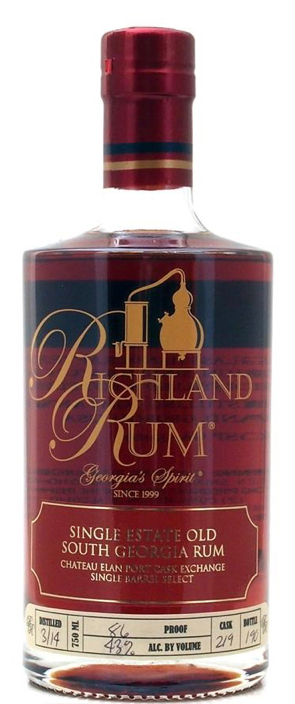 Richland Single Estate Old Georgia Rum 750ml