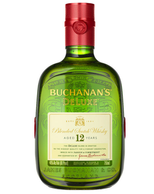 Buchanan's De Luxe 12 Year Old Blended Scotch Whisky 750ml