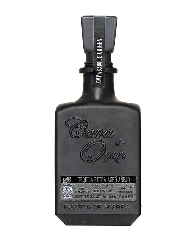 Cava de Oro Black Extra Anejo Tequila 750ml
