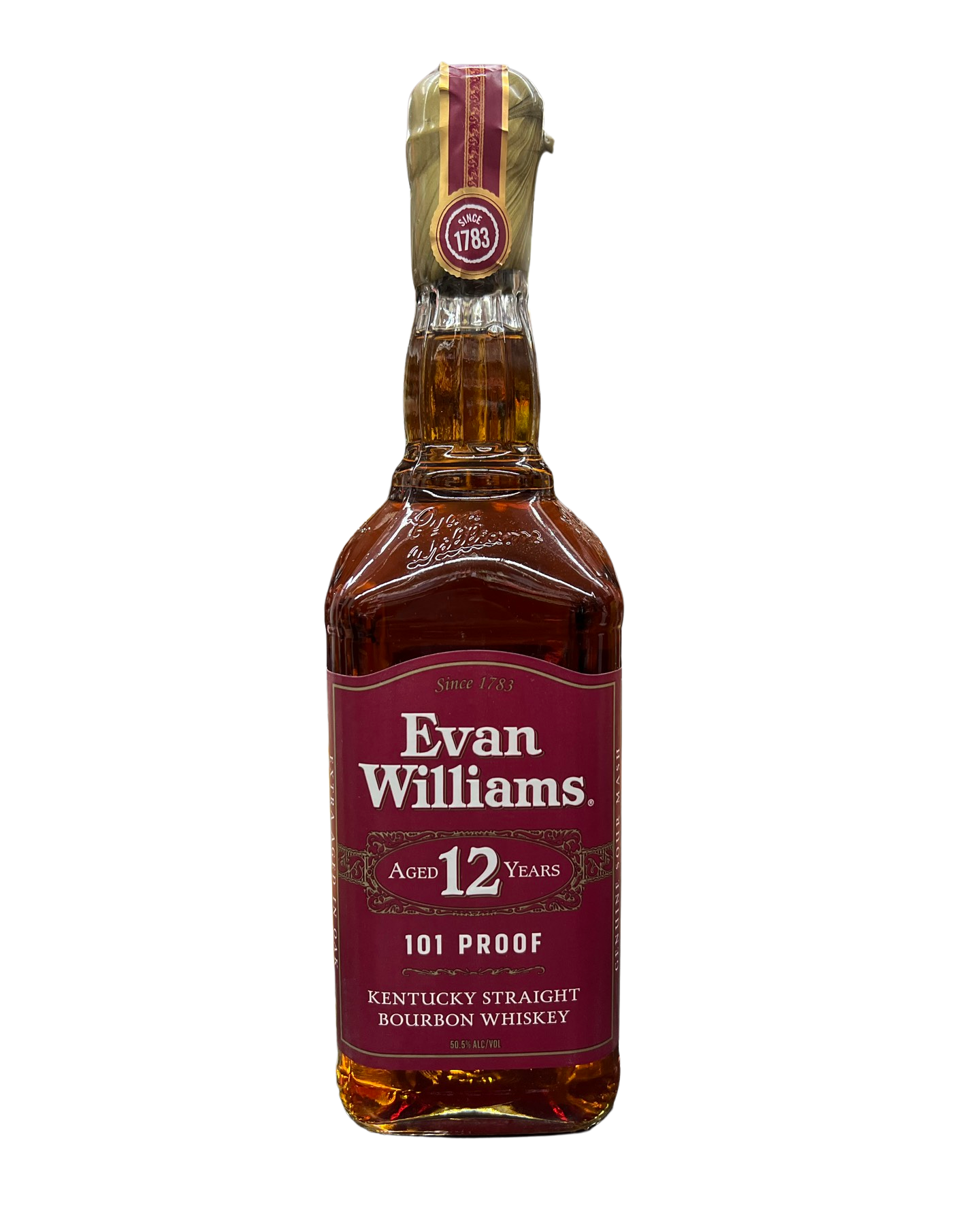 1970 Evan Williams 23 Year Old Kentucky Straight Bourbon Whiskey