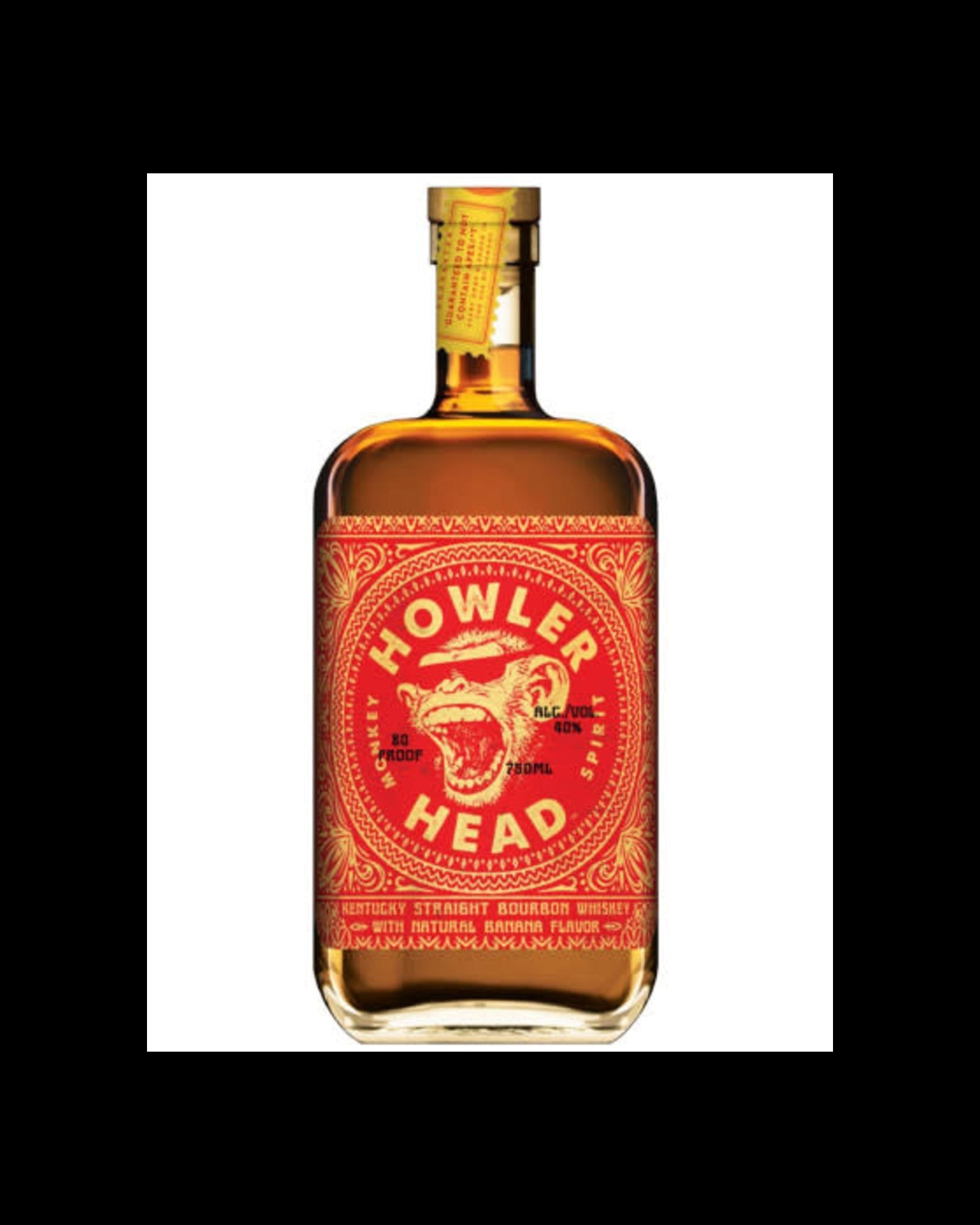 Howler Head Banana Flavored Bourbon Whiskey 750ml