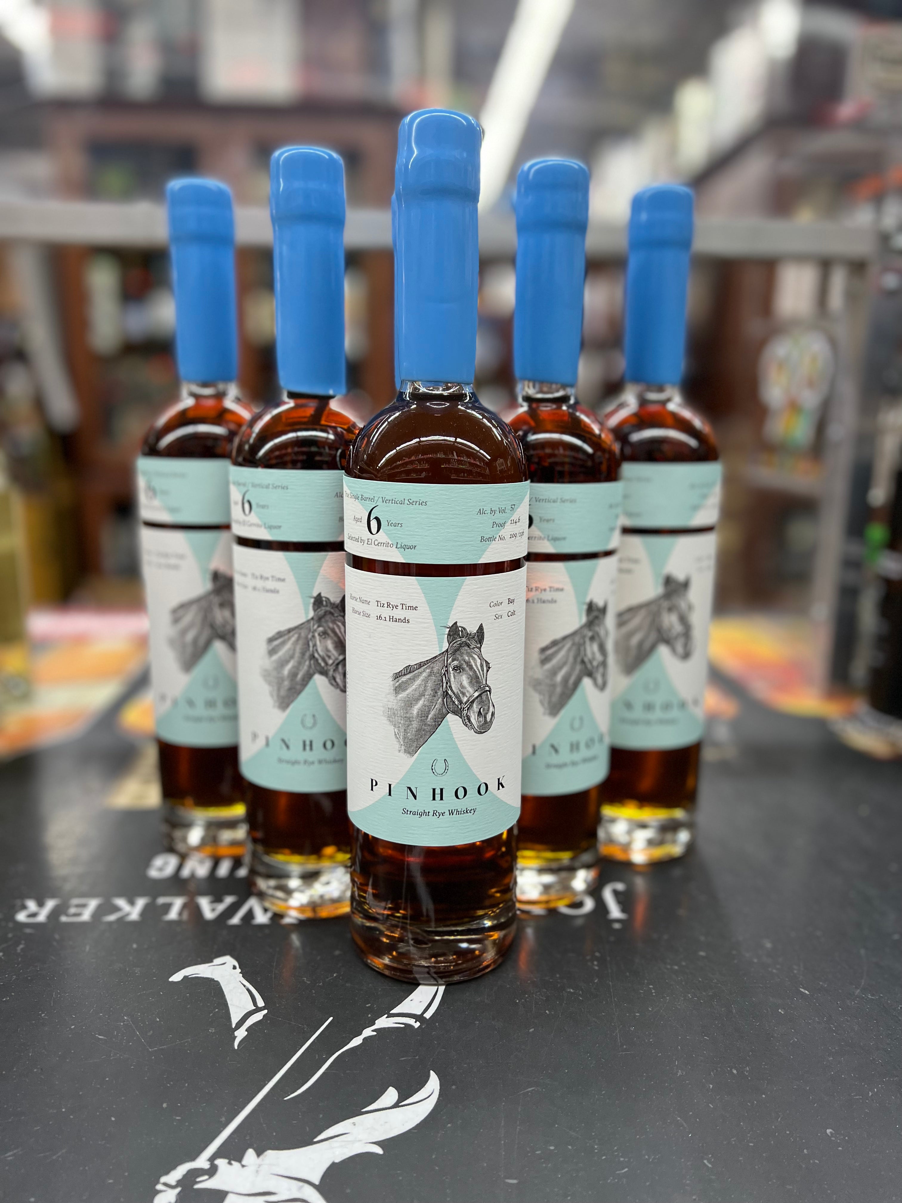 Christian Pick Rye Pinhook True Single Barrel El Cerrito Liquor Store Pick Straight Rye W