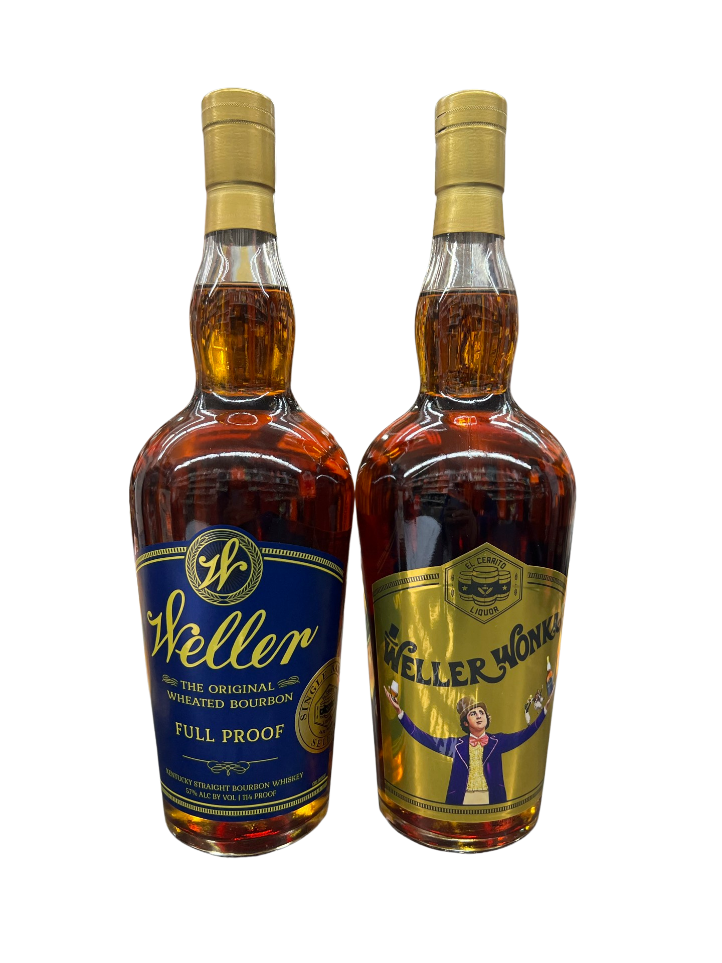 W. L. Weller Full Proof El Cerrito Liquors Store Pick Kentucky Straight Wheated Bourbon Whiskey