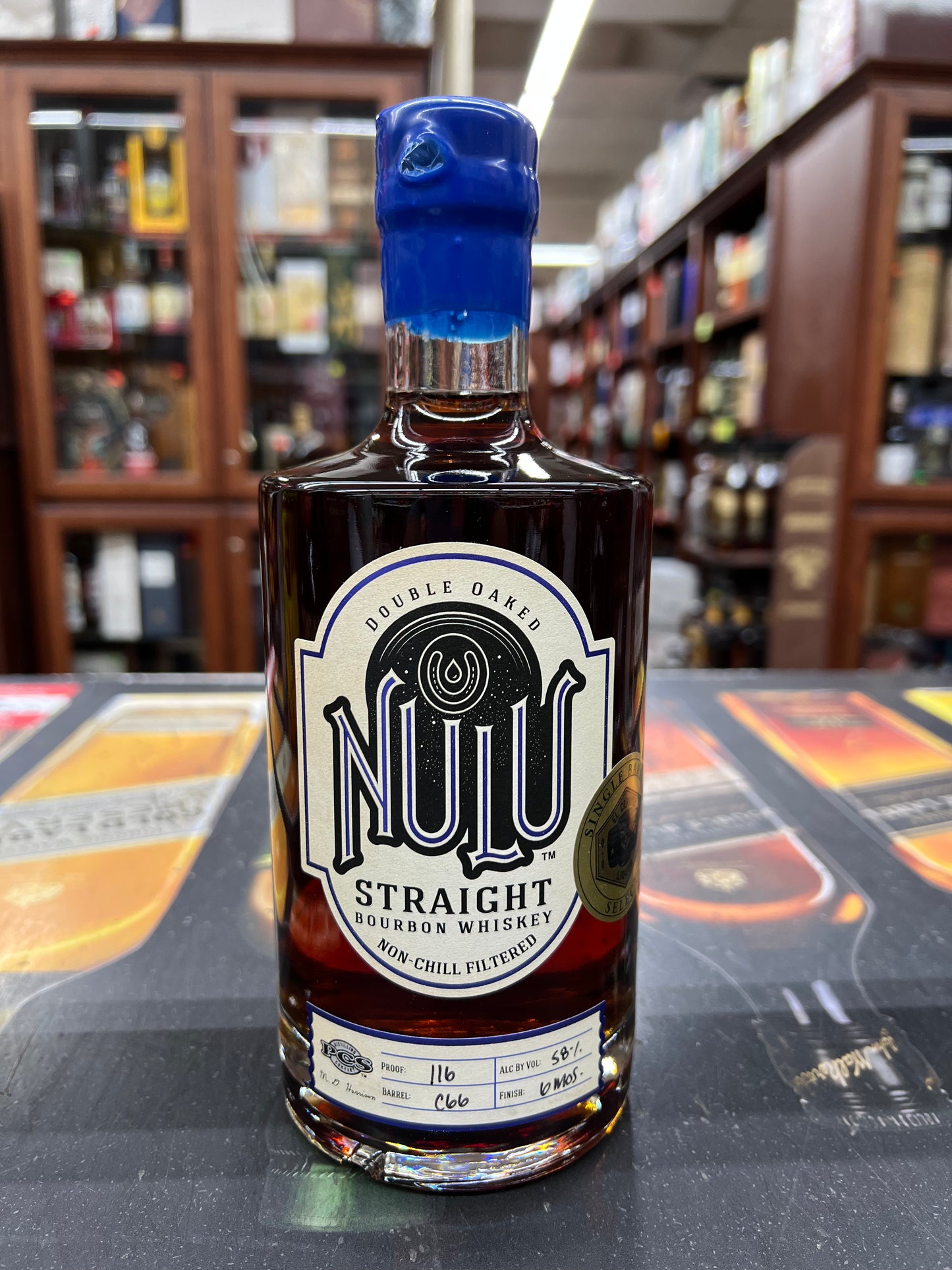 Nulu Double Oaked Straight Bourbon Whiskey El Cerrito Liquor Store Pic