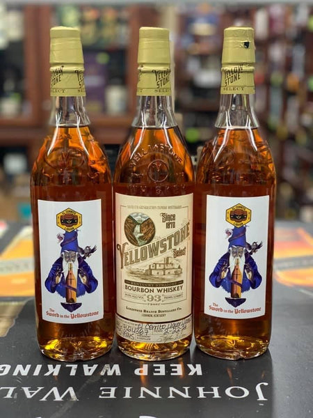 Yellowstone Select Kentucky El Ceritto Liquor Store Pick Straight Bourbon Whiskey