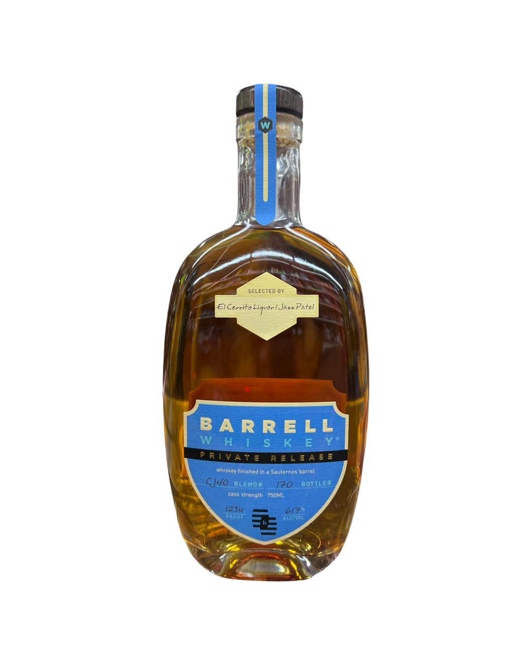 Barrell Whiskey Finished in Sauternes Barrel  Private Release El Cerrito store pick