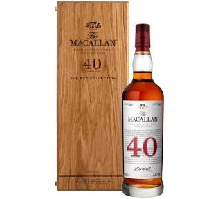 Macallan Red Collection 40 Year Old Single Malt Scotch Whisky – El ...