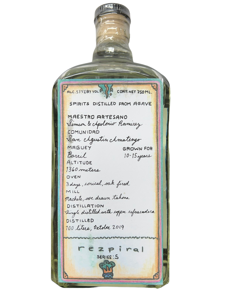 Rezpiral Simeon Ramirez Barril 750ml
