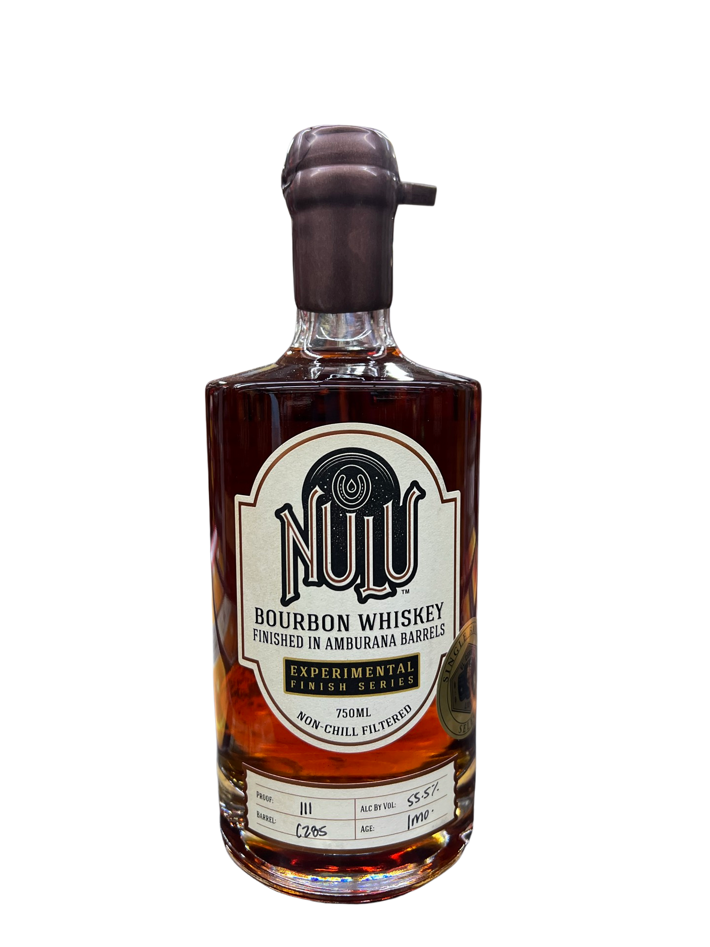 Nulu Bourbon Whiskey Finished in Amburana Barrels (El Cerrito Liquor Store Pick)