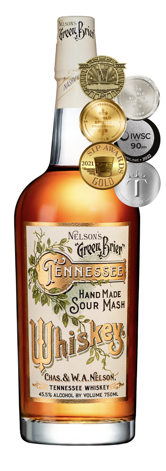 Nelson's Green Brier Tennessee Hand Made Sour Mash Whiskey 750ml
