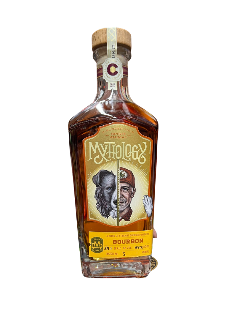 Mythology Blend of Straight Bourbon Whiskey Cask Strength 750ml