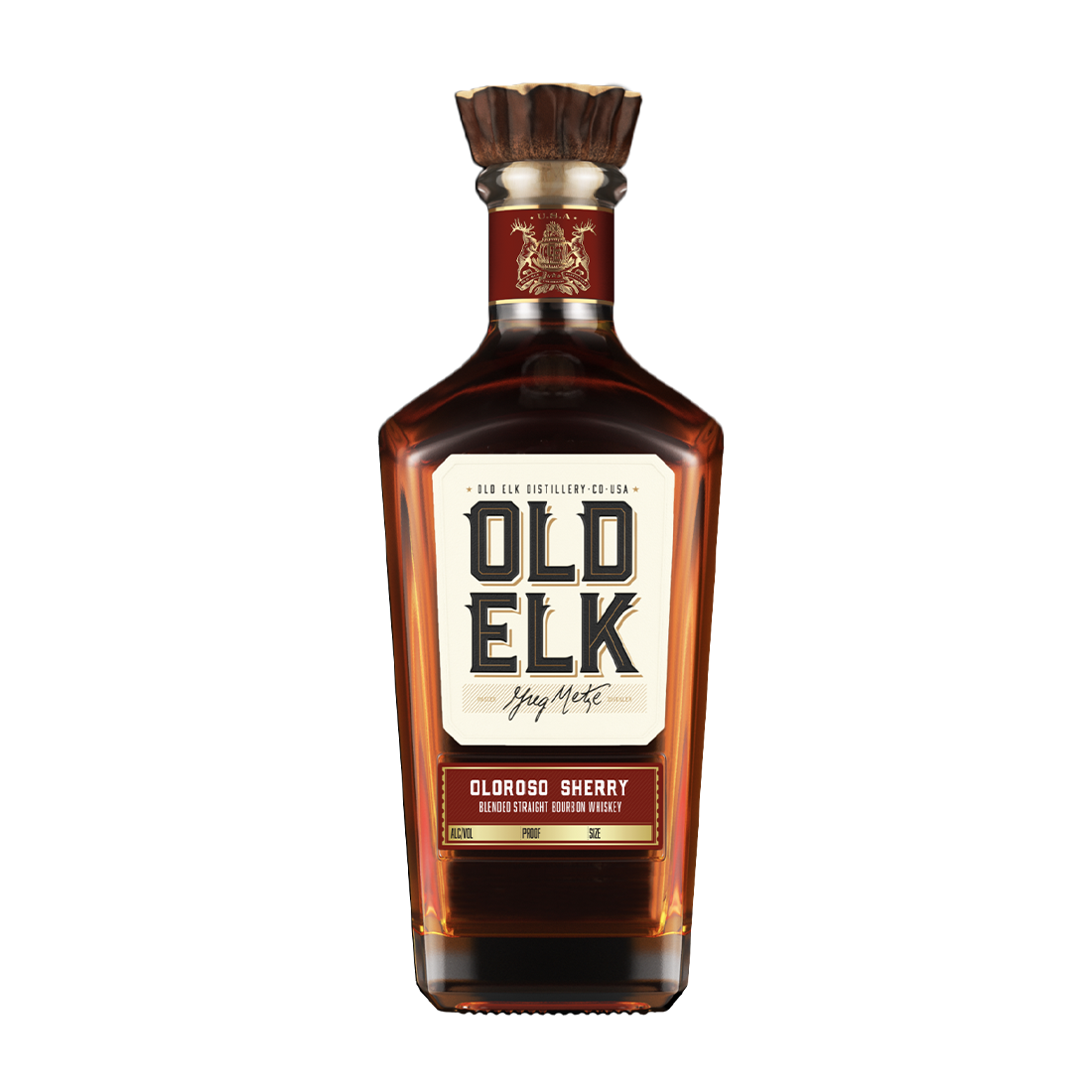 Old Elk Oloroso Sherry Cask Finished Blended Straight Bourbon Whiskey 750ml