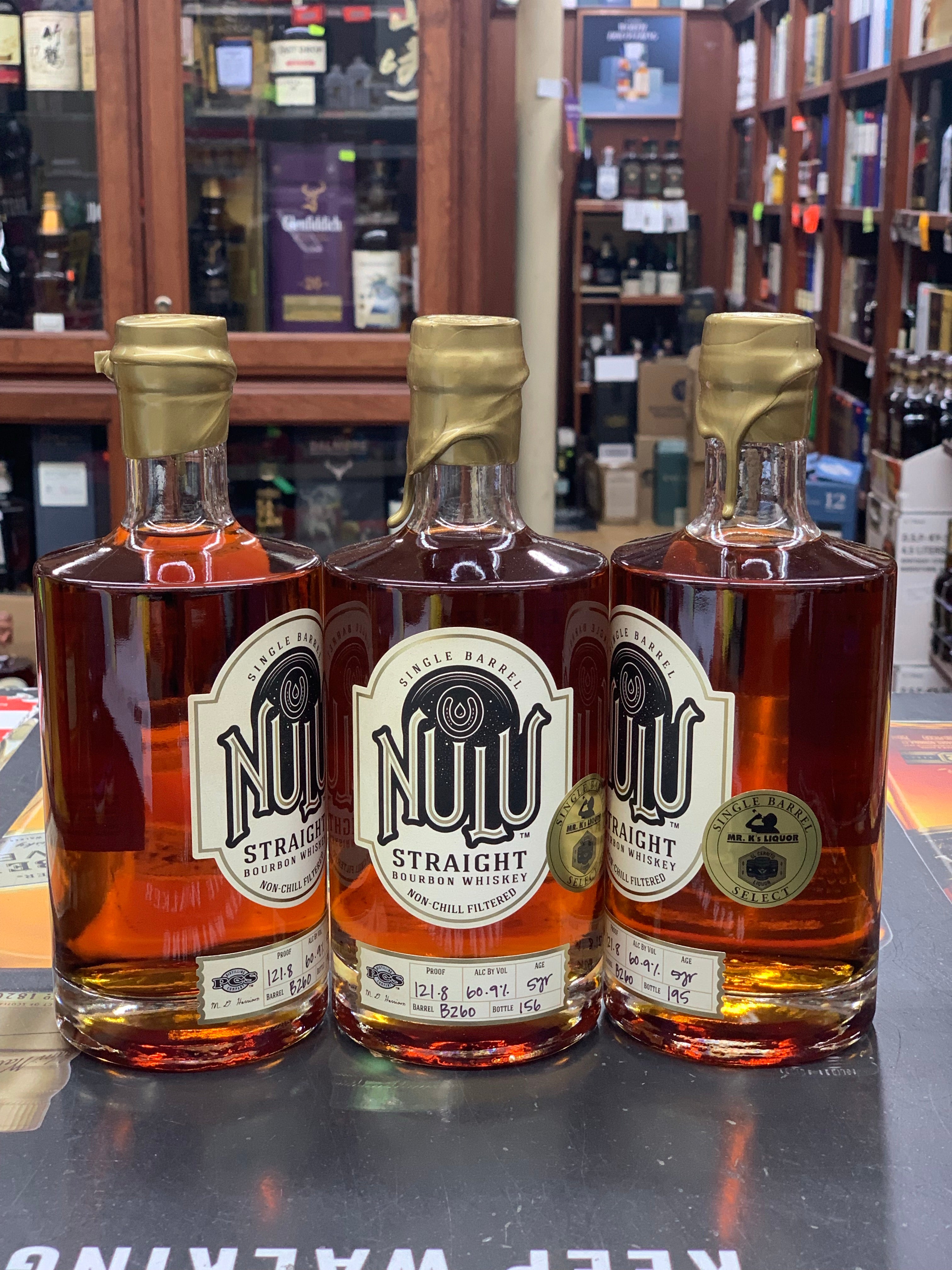 Nulu Single Barrel El Cerrito Liquor Store Pick Straight Bourbon Whiskey