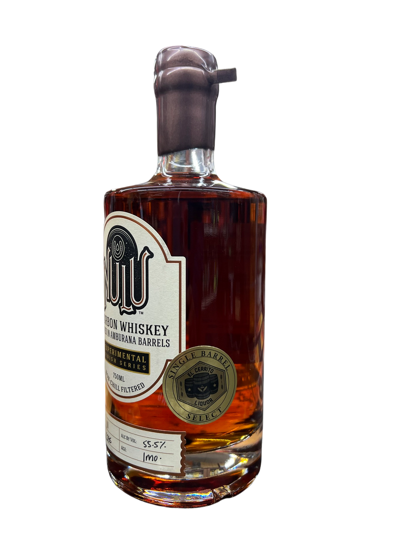 Nulu Bourbon Whiskey Finished in Amburana Barrels (El Cerrito Liquor Store Pick)