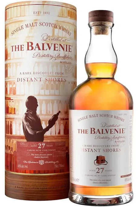 BALVENIE - STORIES - A RARE DISCOVERY FROM DISTANT SHORES 27 YEAR OLD WHISKY