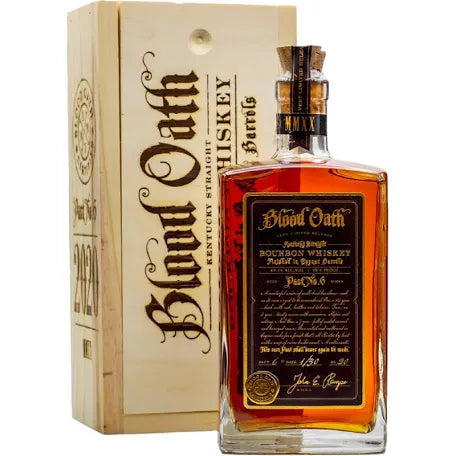 BLOOD OATH PACT NO. 6 STRAIGHT BOURBON WHISKEY