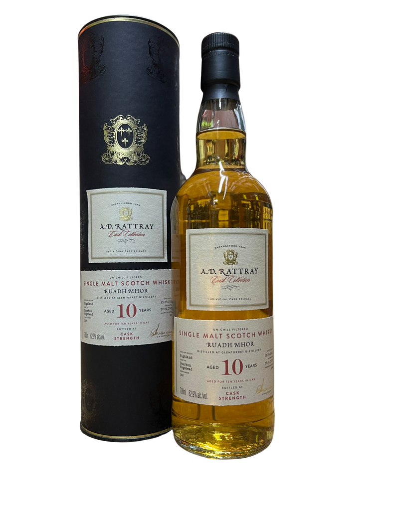 Ruadh Mhor 10 Yr A.D. Rattray Bottling Single Malt Scotch Whisky