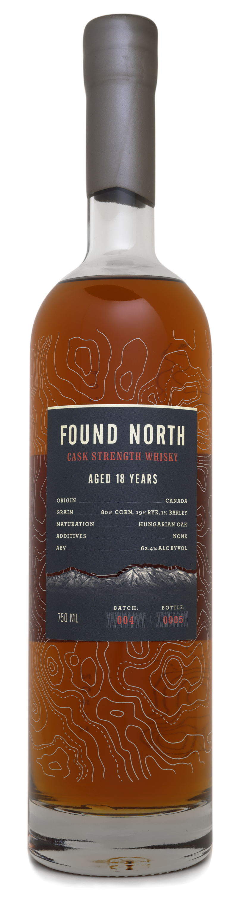 Found North Batch 004 Cask Strength Whiskey Aged 18 years 750ml